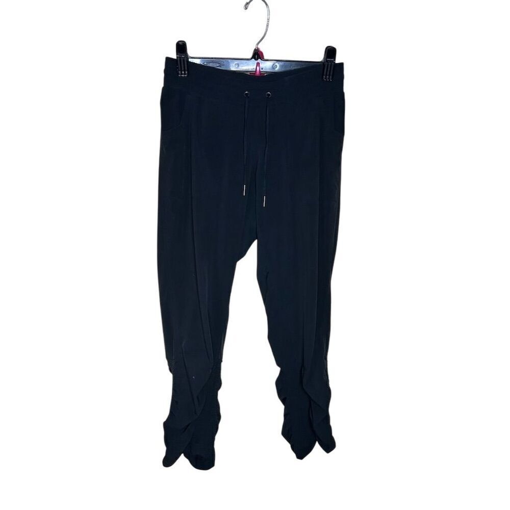 Athleta Women's Black Jogger Pants 0 Ruched Detail Casual